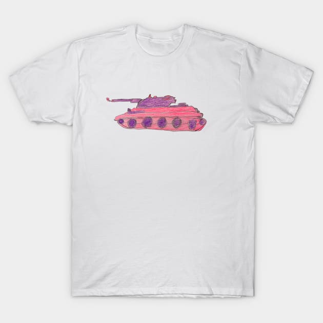 pink tank T-Shirt by green_socks